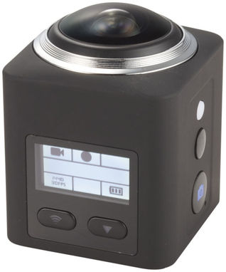 Екшн Wi-Fi камера 360 °, колір суцільний чорний - 12371900- Фото №3