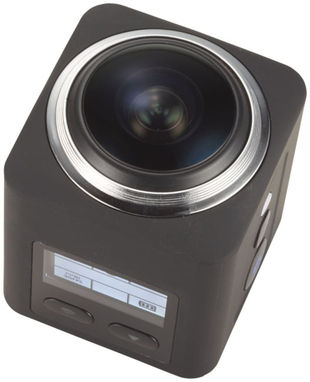 Экшн Wi-Fi камера 360°, цвет сплошной черный - 12371900- Фото №4