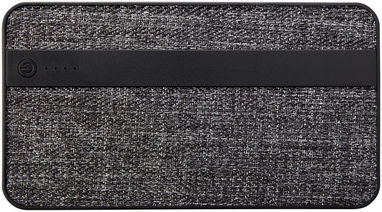 Рower bank з тканини , колір суцільний чорний - 12372100- Фото №3