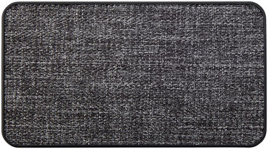 Рower bank из ткани, цвет сплошной черный - 12372100- Фото №4