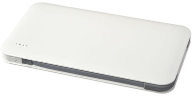 Рower bank Spectro з інтегрованим MFi кабелем 2 в 1, колір білий - 12372200- Фото №1