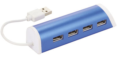 Хаб USB , колір яскраво-синій - 12372402- Фото №1
