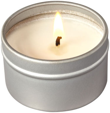 Свічка в жерстяній банці Luva, колір срібний - 12612100- Фото №5
