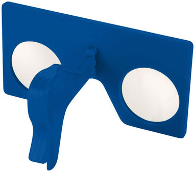 Мини виртуальные очки с клипом, цвет ярко-синий - 13422102- Фото №4