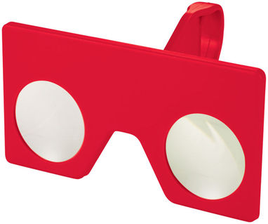 Міні віртуальні окуляри з кліпом, колір червоний - 13422103- Фото №1