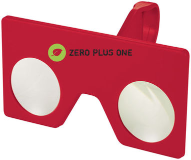 Міні віртуальні окуляри з кліпом, колір червоний - 13422103- Фото №2