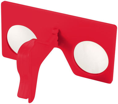 Міні віртуальні окуляри з кліпом, колір червоний - 13422103- Фото №4