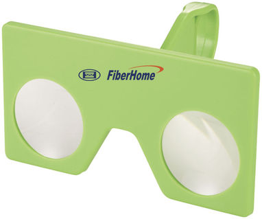 Міні віртуальні окуляри з кліпом, колір лайм - 13422104- Фото №2