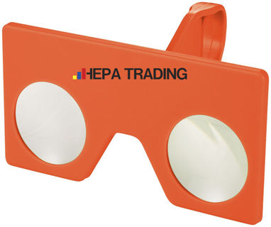 Міні віртуальні окуляри з кліпом, колір оранжевий - 13422105- Фото №2