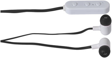 Недорогие наушники с функцией Bluetooth в чехле с карабином, цвет сплошной черный - 13423900- Фото №5