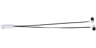 Недорогие наушники с функцией Bluetooth в чехле с карабином, цвет сплошной черный - 13423900- Фото №6