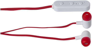Недорогие наушники с функцией Bluetooth в чехле с карабином, цвет красный - 13423902- Фото №6