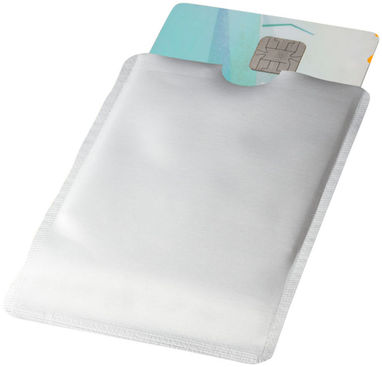 Бумажник для карт с RFID-чипом для смартфона, цвет серебряный - 13424601- Фото №4