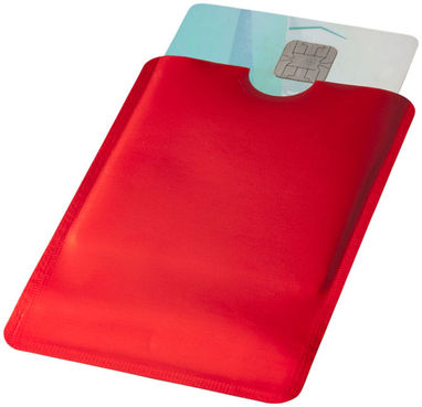 Гаманець для карт з RFID-чіпом для смартфона, колір червоний - 13424602- Фото №5