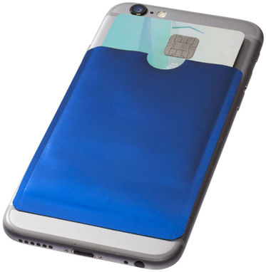 Гаманець для карт з RFID-чіпом для смартфона, колір яскраво-синій - 13424603- Фото №1