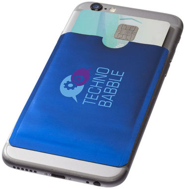 Гаманець для карт з RFID-чіпом для смартфона, колір яскраво-синій - 13424603- Фото №2
