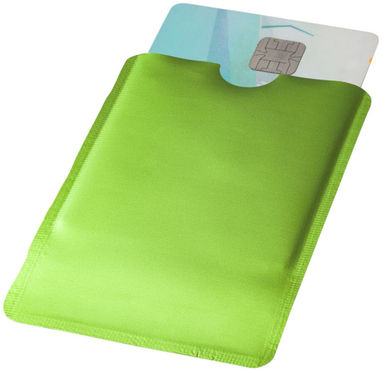 Гаманець для карт з RFID-чіпом для смартфона, колір лайм - 13424604- Фото №5