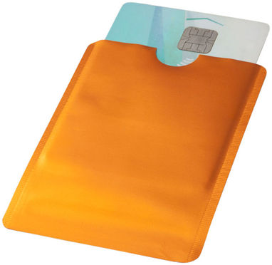 Бумажник для карт с RFID-чипом для смартфона, цвет оранжевый - 13424605- Фото №5