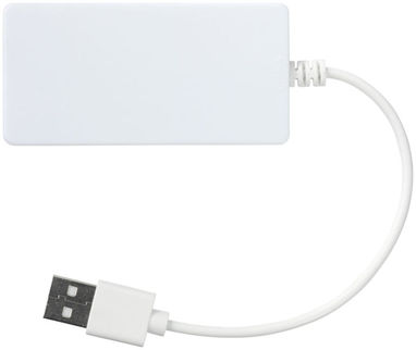 Хаб USB Brick, колір білий - 13425001- Фото №4