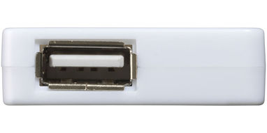 Хаб USB Brick, колір білий - 13425001- Фото №5