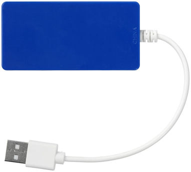 Хаб USB Brick, колір яскраво-синій - 13425002- Фото №4
