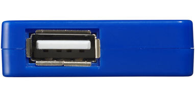 Хаб USB Brick, колір яскраво-синій - 13425002- Фото №5