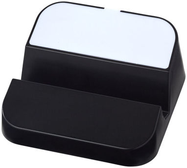  Підставка для телефону і USB хаб Hopper 3 в 1, колір суцільний чорний - 13425400- Фото №1