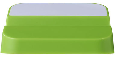  Підставка для телефону і USB хаб Hopper 3 в 1, колір лайм - 13425403- Фото №3