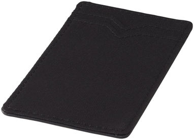 Гаманець RFID з двома відділеннями, колір суцільний чорний - 13425700- Фото №3