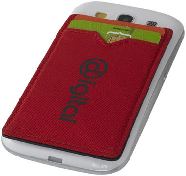 Бумажник RFID с двумя отделениями, цвет красный - 13425702- Фото №2