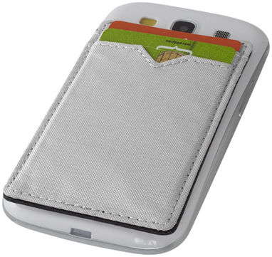 Бумажник RFID с двумя отделениями, цвет серебряный - 13425703- Фото №1