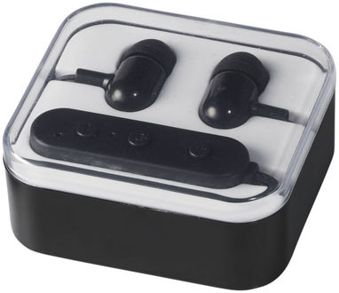 Навушники Color Pop з Bluetooth, колір суцільний чорний - 13426300- Фото №5