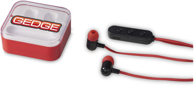 Наушники Color Pop с Bluetooth, цвет красный - 13426303- Фото №2