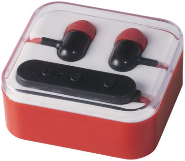 Наушники Color Pop с Bluetooth, цвет красный - 13426303- Фото №5