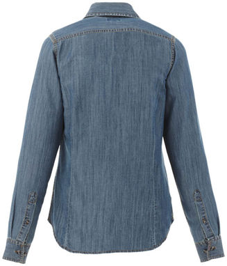 Рубашка женская Sloan с длинными рукавами, цвет джинс  размер S - 38175461- Фото №4