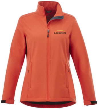 Куртка софтшел Maxson женская, цвет оранжевый  размер XS - 38320330- Фото №2