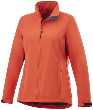 Куртка софтшел Maxson жіноча, колір помаранчевий  розмір S - 38320331- Фото №1