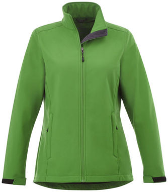 Куртка софтшел Maxson жіноча, колір зелена папороть  розмір XS - 38320690- Фото №3