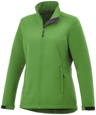 Куртка софтшел Maxson жіноча, колір зелена папороть  розмір M - 38320692- Фото №1