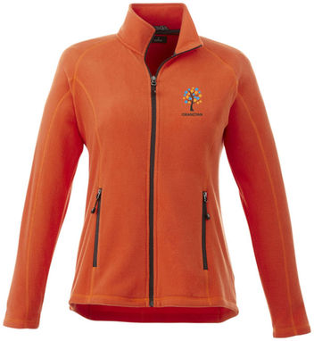 Куртка жіноча фліс Rixford на блискавці, колір оранжевий  розмір XS - 39497330- Фото №2
