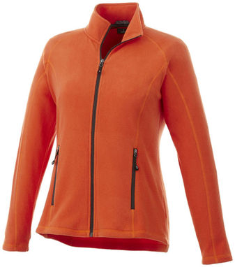 Куртка женская флисовая Rixford на молнии, цвет оранжевый  размер S - 39497331- Фото №1