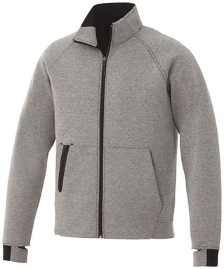 Трикотажная куртка Notch, цвет серый яркий  размер XXL - 39498945- Фото №1