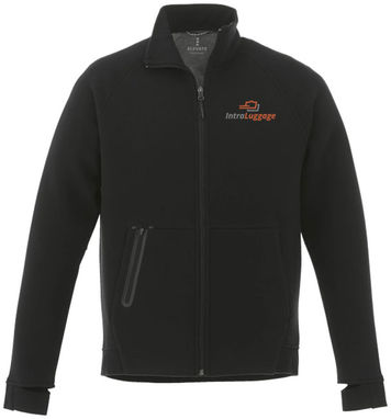Трикотажная куртка Notch, цвет сплошной черный  размер XS - 39498990- Фото №2