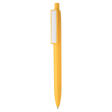 Ручка шариковая  Duomo, цвет желтый - AP809521-02- Фото №1
