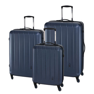 Набор чемоданов CORK, цвет синий - 56-2210418- Фото №1