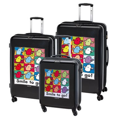 Набор чемоданов SHEEPWORLD L, XL, цвет чёрный - 56-2210521- Фото №1