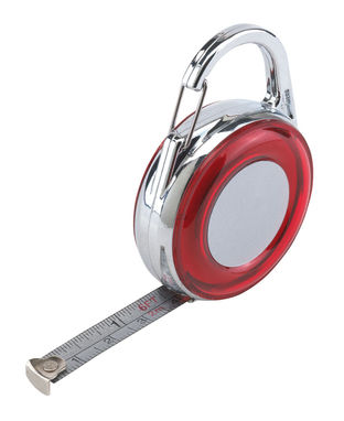 Рулетка DISTANCE 2 м, колір червоний, сріблястий - 58-0300750- Фото №1