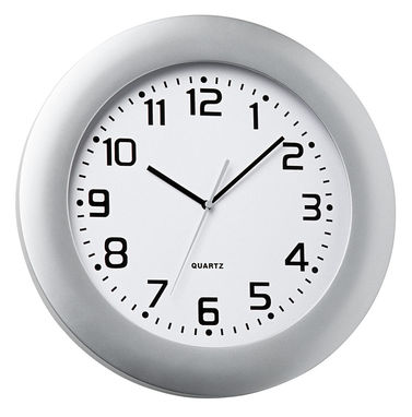 Годинник настінний PUNKTO, колір сріблястий - 58-0400897- Фото №1