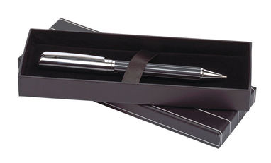 Ручка шариковая ADORNO, цвет чёрный, серебристый - 58-1100620- Фото №3