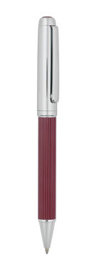 Ручка шариковая COLUMN, цвет красный, серебристый - 58-1100661- Фото №1